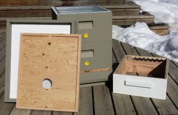 The Double Deep Plus One Medium hive package